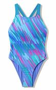 Speedo Allover Print Powerback Junior image