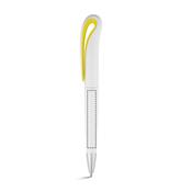 Promotional plastic pen HERON - 100 / Yellow
