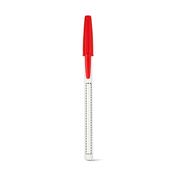 Promotional plastic pen SYMPLY - 1000 / Red