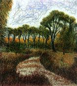 Daniel Lipstein, Autumn at the Garden’s Depth image