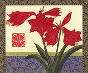 Amaryllis, Lapis Lazuli and Gold image