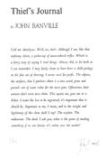 John Banville, Thiefs Journal image
