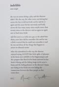 Anne Enright, Indelible