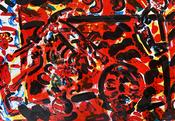 Red Lithograph image