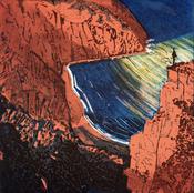Artist Observing Sauce Creek by Moonlight image