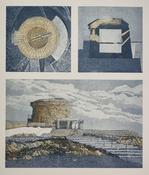 Martello Tower, No. 14, Seapoint- Plan Section Elevation