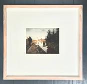 Walking in clouds (Framed)