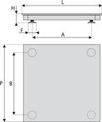 ETI "PROFESSIONAL" SERIES 4-CELL STAINLESS STEEL PLATFORMS