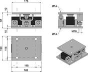KDSBN ASSEMBLY KITS FOR DOUBLE SHEAR BEAM LOAD CELLS