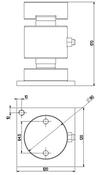 "RCA" SERIES COLUMN LOAD CELLS