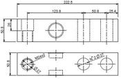 SBX-1KL SERIES SHEAR BEAM LOAD CELLS, 10000kg