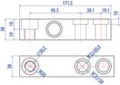 SBX-1K SERIES SHEAR BEAM LOAD CELLS, from 3000kg to 4500kg
