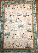 Snowman and friends,  baby - or lapquilt kit image