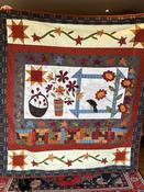 Garden notes in flannel , panel and applique work kit image
