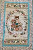 The bear Family in one panel quilt kit