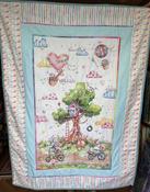 The fun happens in Wisker village quilt kit