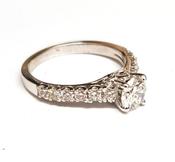 18ct White Gold Diamond Solitaire