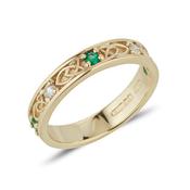 Celtic Jenna Ring in Yellow GOLD image