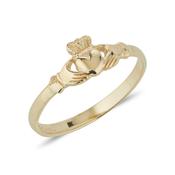 Dainty Claddagh Ring in Gold image