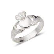 Ladies Claddagh Ring in Sterling Silver image