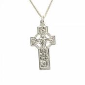 Celtic Duleek Cross in Sterling Silver image
