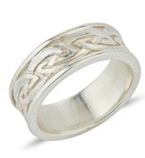 Contemporary Tails Ring in Sterling Silver