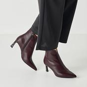 Tamaris Ladies Dressy Heeled Ankle Boots - 25320-47 - Burgundy
