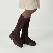 Tamaris Ladies Knee Boots - 25608-41 - Mocha Suede image
