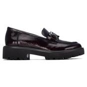 XTI Ladies Loafers- 146258 - Burgundy Patent image