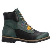 Rieker Ladies  Ankle Boots - 73510- 90 - Green Black