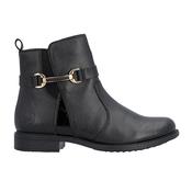 Rieker Ladies Ankle Boots - 74856 - Black