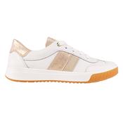 Ara Ladies Wide Fit Trainers - 50028-04 - White/Beige image