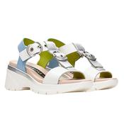 Hispanitas Ladies Wedge Sandals- CHV264799 - Cream/Silver/White image