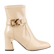 Kate Appleby Block Heeled Ankle Boots -Worthorpe -Beige image