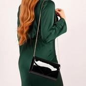 Lunar Blaze Handbag - Black Patent image