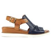 Lunar Ladies Wedge Sandals - Steffi - Navy