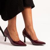 Lunar  Dressy Heeled Pumps - Megan - Burgundy image