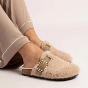 Lunar Ladies Slippers - Rhianna - Beige