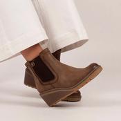 Lunar Wedge Ankle Boots - Connie - Brown image