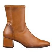 Miss Elastic Ladies Block Heeled Ankle Boots - 75311 - Camel