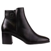 Patrizio Como Ladies Block Heeled Ankle Boots - Burunzo - Black image