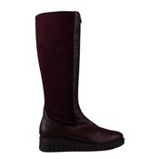 Pepe Saenz Ladies Wedge Knee Boots - 21654 -Burgundy