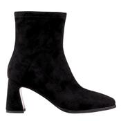 Redz Ladies Block Heeled Ankle Boots  - D2073-T828 - Black