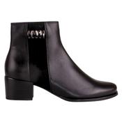 Regarde Le Ciel  Block Heeled Ankle Boots - Jolene-26 -Black image