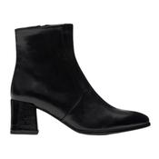Regarde Le Ciel Block Heeled Ankle Boots - Millie-01 - Black image