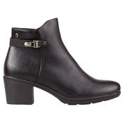 Patrizio Como Ladies Block Heeled Ankle Boots - Simeri - Black image
