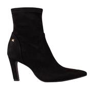 Una Healy Dressy  Heeled Ankle Boots - Home Wrecker - Black Suede
