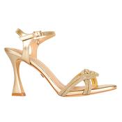 Una Healy Dressy Heeled Sandals- Into Dust - Gold image