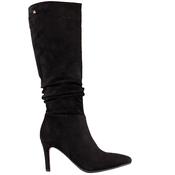 Una Healy Knee Boot - Rein Me In - Black Suede image