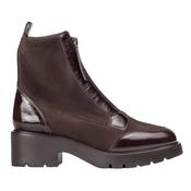 Unisa Ladies Block Heeled Ankle Boots - Jandro - Brown image